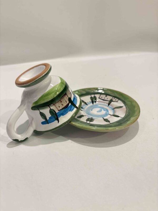 Cup with its dish "Bombatina" - Image 4