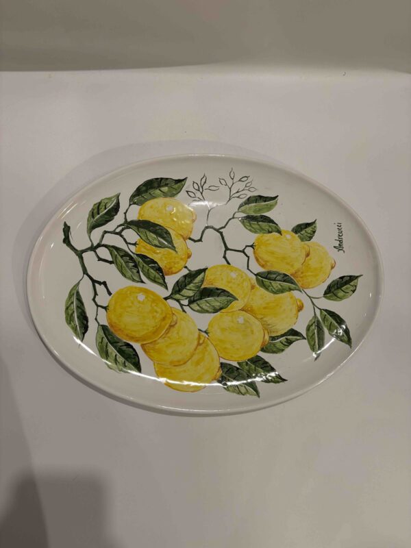 Vassoio ovale "Limoni"