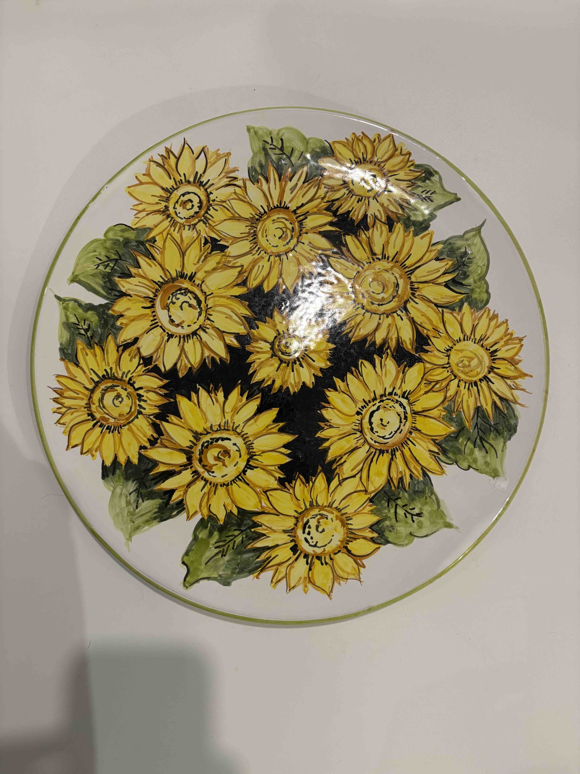 Vassoio tondo "Girasole"