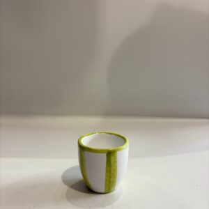 Porta uovo Verde e Bianco