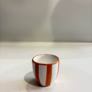 Porta uovo Arancione e Bianco