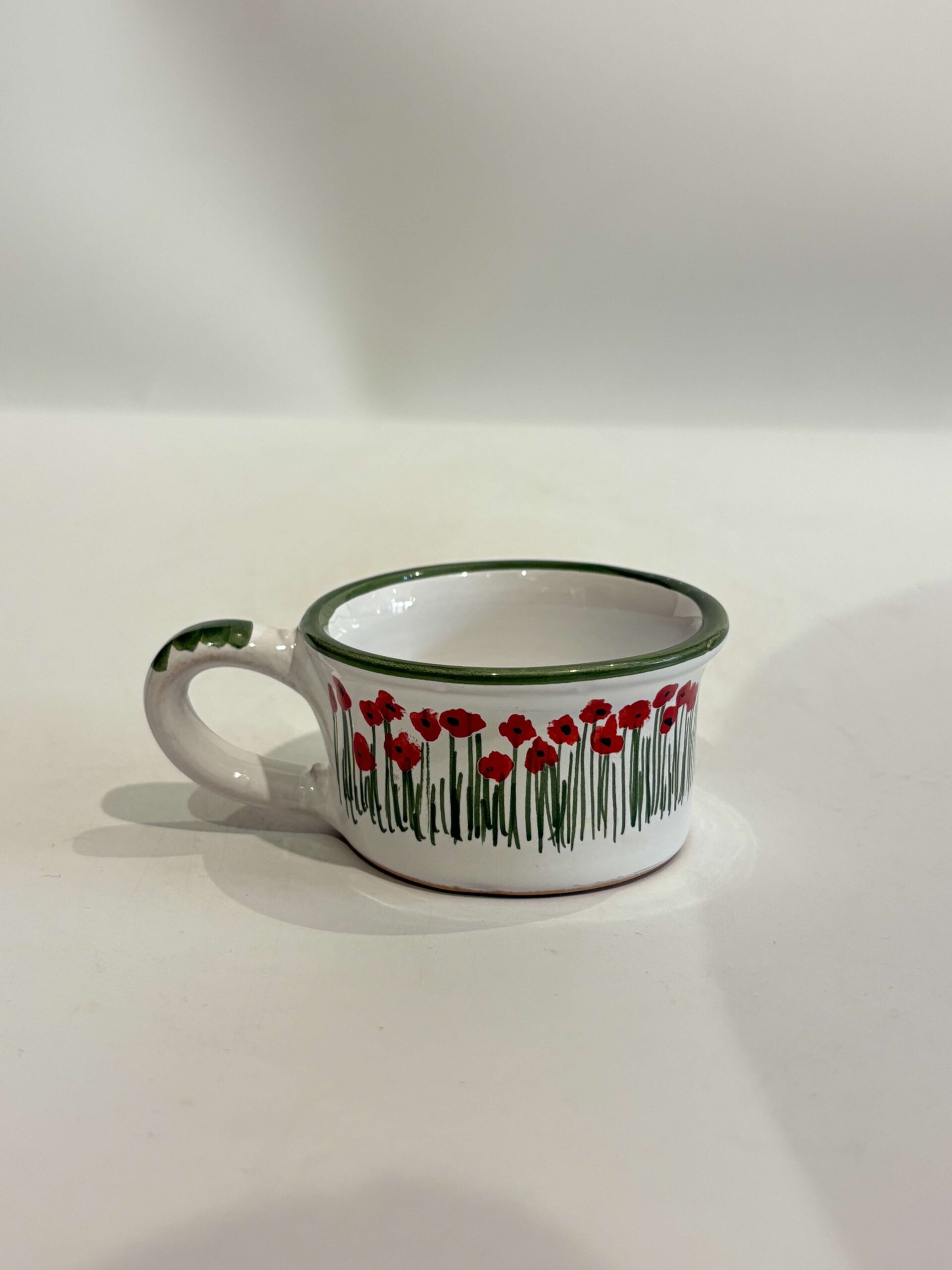 Tazzina Piatta "Papavero"