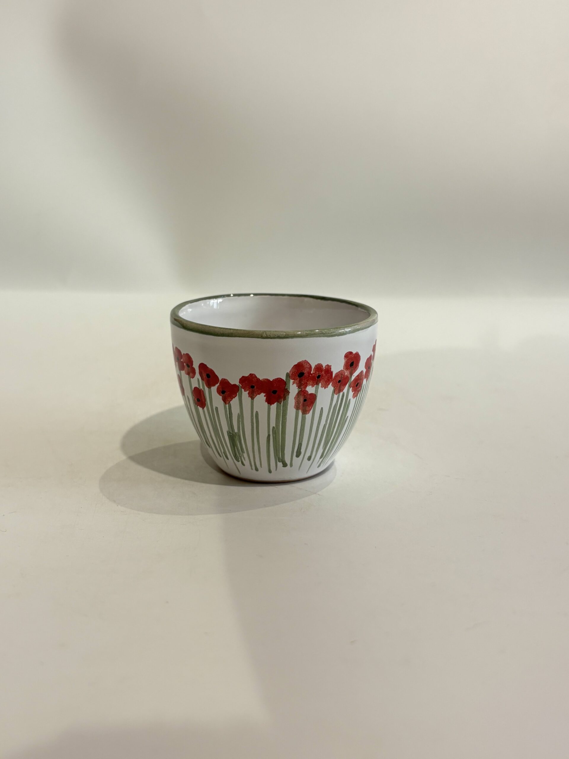 Tazzina senza manico "Papavero"