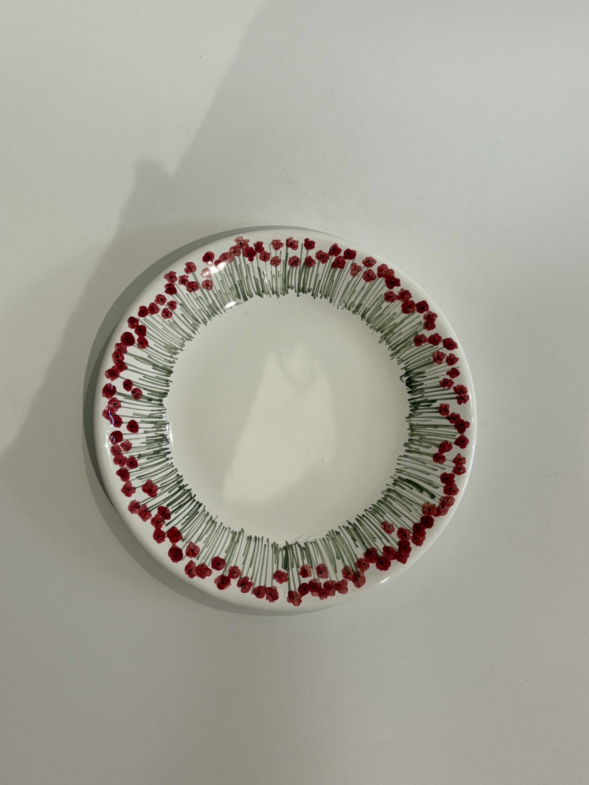 Piatto Piano "Papavero"